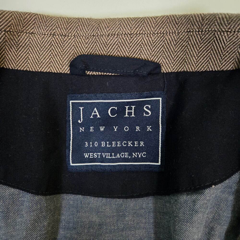 Jachs New York Blazer Mens Size Large Brown Career Formal Preppy Fall Event - Picture 3 of 14